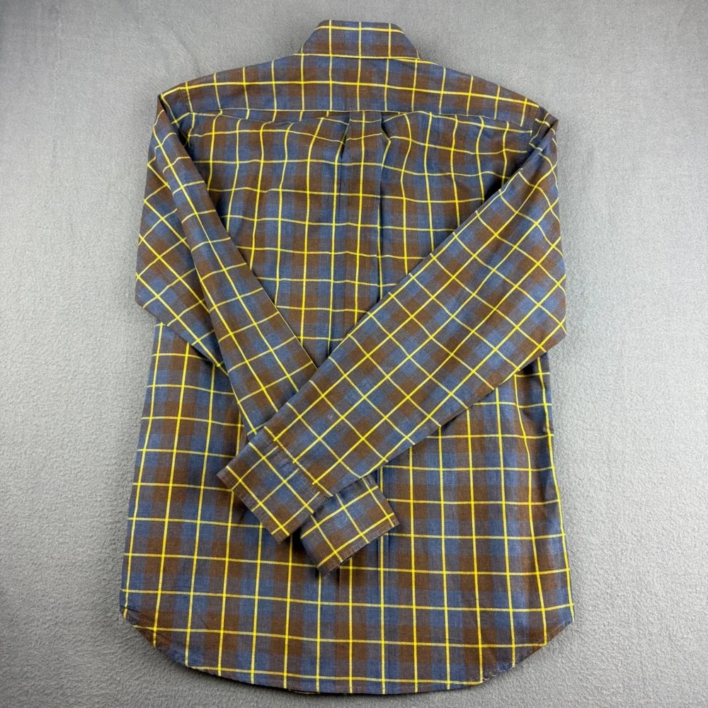 J Crew Oxford Shirt Men's S Plaid Classic Slim Stretch Dress Casual Office Lot 5